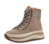 s.Oliver Damen Sneaker hoch mit Fütterung Plateau Wasserabweisend, Braun (Taupe), 39 EU