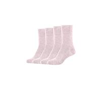 Socken S.OLIVER "Socken 4er Pack" Gr. 35/38, rosa (rosé melange) Damen Socken (94614869-35) rosé melange