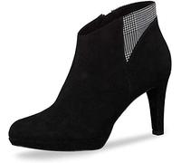 s.Oliver Damen Stiefeletten 25342-23, Frauen Ankle Boots, Woman Freizeit leger Stiefel halbstiefel Bootie knöchelhoch,Black GLENCH.,39 EU / 6 UK