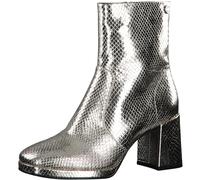 s.Oliver Damen Stiefeletten mit Absatz mit Schlangenmuster Blockabsatz, Gold (Gold), 37 EU