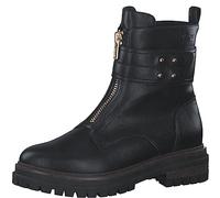 s.Oliver Damen Stiefeletten ohne Absatz aus Kunstleder mit Reißverschluss, Schwarz (Black), 40 EU