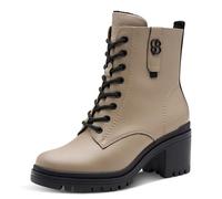 s.Oliver Damen Stiefeletten zum Schnüren mit Blockabsatz Herbst, Braun (Taupe), 41 EU