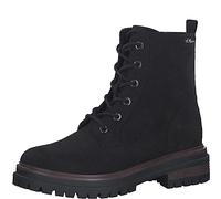 s.Oliver Damen Stiefeletten zum Schnüren Winter mit Reißverschluss, Schwarz (Black), 38 EU