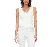 s.Oliver Damen Strick Top, Weiß, 48