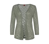 Strickjacke S.OLIVER Gr. 36/38, grün (khaki) Damen Strickjacken (92996449-36) khaki