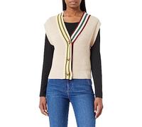 S.Oliver Damen Strickjacke Kurzarm, Beige, 42 EU