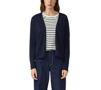 s.Oliver Cardigan Damen Feinstrick V-Ausschnitt tailliert navy Größe 46 50% Baumwolle/50% Viskose