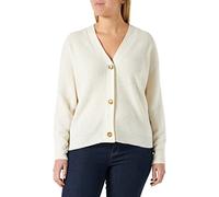 s.Oliver Damen Strickjacke, Weiß, 38 EU