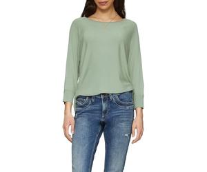 s.Oliver Damen Strickpullover - Loose Fit, Feinstrick, U-Boot-Ausschnitt, Fledermausärmel