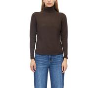 s.Oliver Rollkragenpullover Feinstrick mit Viskose Damen Gr. 44 Braun