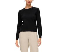 s.Oliver Strickpullover Stehkragen 72% Viskose/28% Polyester Regular Fit Damen 42 Schwarz