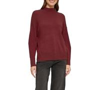 Strickpullover im Relaxed Fit mit Stehkragen 42 rot