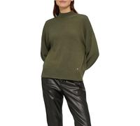 s.Oliver Damen Strickpullover - Relaxed Fit, Stehkragen, Langarm