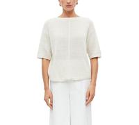 s.Oliver Kurzarm-Strickpullover mit Glitzergarn L creme 2180603.02X2.L