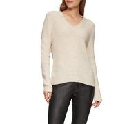 s.Oliver Damen Strickpullover - V-Ausschnitt, Regular Fit, Langarm