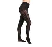 s.Oliver Originals Cable Stitch Strumpfhose Damen 9999 - black 38/40