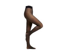 Thermostrumpfhose S.OLIVER "comfort", Damen, Gr. 44, schwarz (schwarz dots), Obermaterial: 50% Polyester, 40% Polyamid, 10% Elasthan, gepunktet, Strumpfhosen, mit nahtloser Verarbeitung (45234030-44)