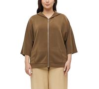 Sweatjacke aus Scuba mit weitem 3/4-Arm 50 braun 2182986.8918.50