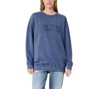 s.Oliver Damen Sweatshirt - Loose Fit, Garment Dye, Frontprint
