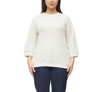 Angerautes Sweatshirt mit 3/4-Ärmeln 54 beige 2186539.80W0.54