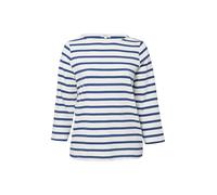 s.Oliver Sweatshirt 2181708 Damen leicht weiter Arm blau/weiß Größe 50