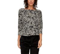 s.Oliver Damen T-Shirt 3/4 Arm Black, 34