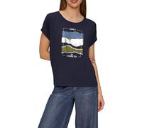 s.Oliver Damen 2150713 T-Shirt, 59E2 Blau, 36
