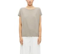 Fließendes Jersey-Shirt mit überschnittenen Schultern 44 beige 2154938.9625.44