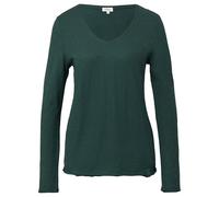 s.Oliver Jersey-Shirt mit V-Ausschnitt und Rollsaum