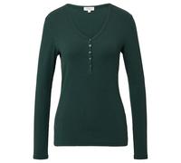 s.Oliver Damen T-Shirt Langarm 2170091 Blue Green 36