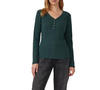 s.Oliver Damen T-Shirt Langarm 2170091 Blue Green 44