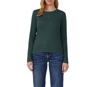 Ripp-Langarmshirt mit Stickerei 36 Blau 2172642.6933.36