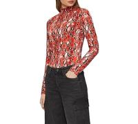 Schmal geschnittenes Langarmshirt aus Viskosemix 38 Orange 2156422.25A2.38