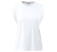 s.Oliver Damen T-Shirt - Loose Fit, Baumwoll-Jersey, Fledermausärmel, überschnittene Schulter