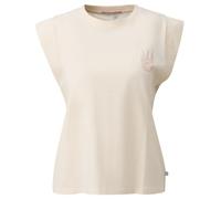 s.Oliver Damen T-Shirt - Loose Fit, Jersey, Frontprint, Rundhalsausschnitt