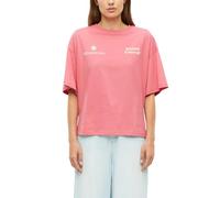 Oversized Baumwoll-T-Shirt mit Print 40 pink 2178724.42D1.40