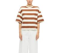 s.Oliver - T-Shirt weiß/braun - Gr. - 38
