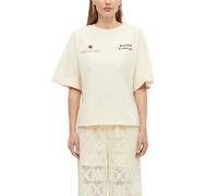 Oversized Baumwoll-T-Shirt mit Print 42 beige 2178724.80D1.42