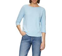 s.Oliver Damen T-Shirt - Regular Fit, Flammgarn-Jersey, Rundhalsausschnitt, 3/4-Ärmel