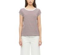 Gestreiftes Rundhalsshirt aus Baumwolle 46 rot|weiß 2178727.39H1.46