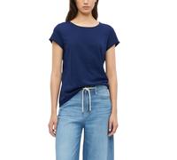Flammgarn-T-Shirt mit Rollkante 40 blau 2182257.5748.40