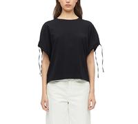 T-Shirt im Relaxed Fit mit regulierbarem Ärmel 46 schwarz 2180824.9999.46