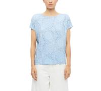 Fließendes T-Shirt mit überschnittenen Schultern 44 blau 2182226.50A0.44