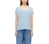 Fließendes Jersey-Shirt mit überschnittenen Schultern 44 blau 2178717.5025.44