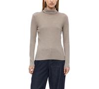 s.Oliver Rollkragenshirt Damen Slim Fit 100% Baumwolle Beige (Taupe) Gr. 40 Langarm
