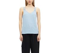 s.Oliver Damen T-Shirt - V-Ausschnitt, Relaxed Fit, Baumwoll-Jersey, ärmellos
