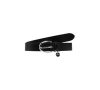 Taillengürtel aus Glattleder mit Logo und Schmuck-Detail 90 schwarz 2181735.9999.90