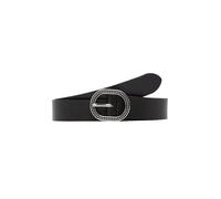 s.Oliver Red Label Gürtel aus Leder mit dekorativer Schließe Schwarz Größe 95
