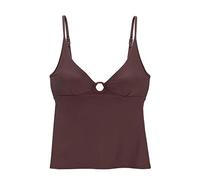 s.Oliver Tankini-Top Rome, in verschiedenen Unifarben 42, Cup C/D braun Damen Bikini Oberteile Bikinis Damenbademode 42, Cup C/D braun
