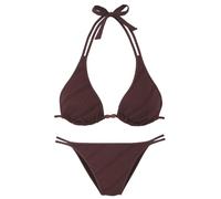 S.OLIVER Triangel-Bikini Damen braun Gr.40 Cup C/D
